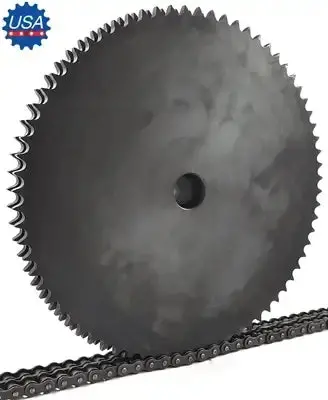 D10B80 Standard-Bore Sprocket – Compatible With Ansi 10B Chain 1