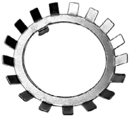 W14 External-Tooth Lock Washer – Zinc-Plated Steel 1